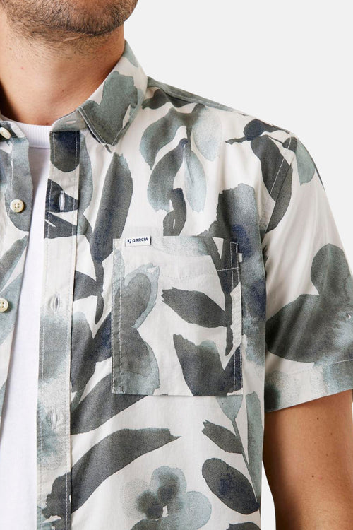 Chemise à manches courtes - gris