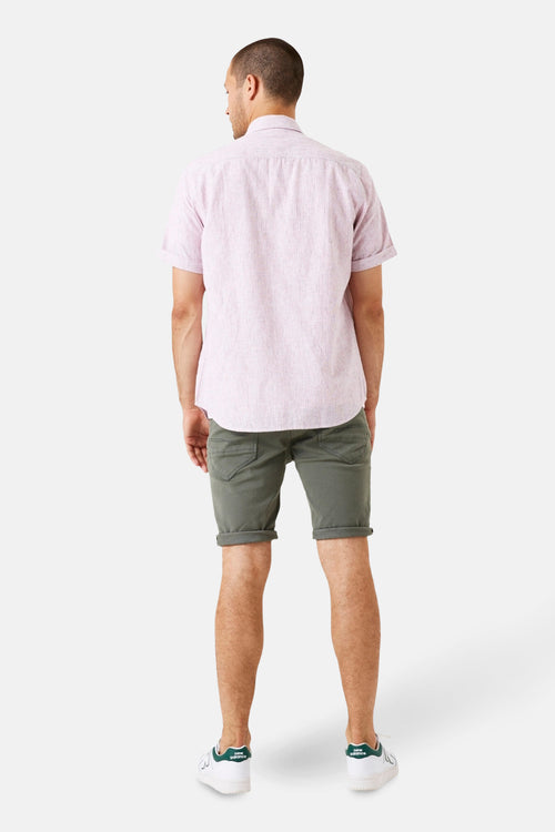 Chemise à manches courtes - rose