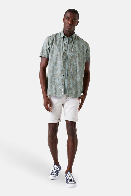 Chemise à manches courtes - kahki