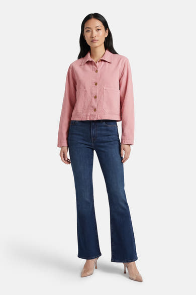 Veste en jean - rose