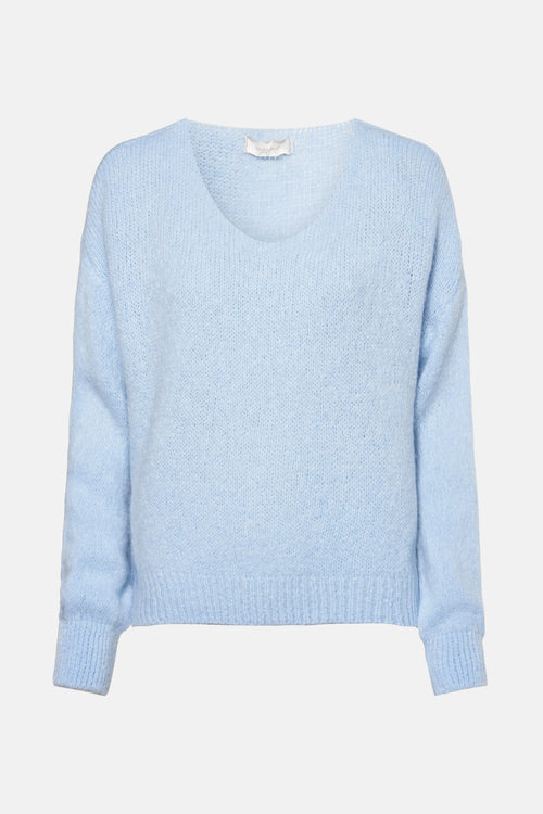 Pull col V Bleu - AMELIE ET AMELIE