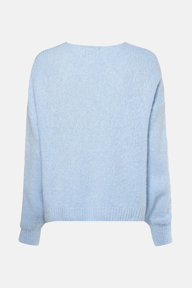 Pull col V Bleu - AMELIE ET AMELIE