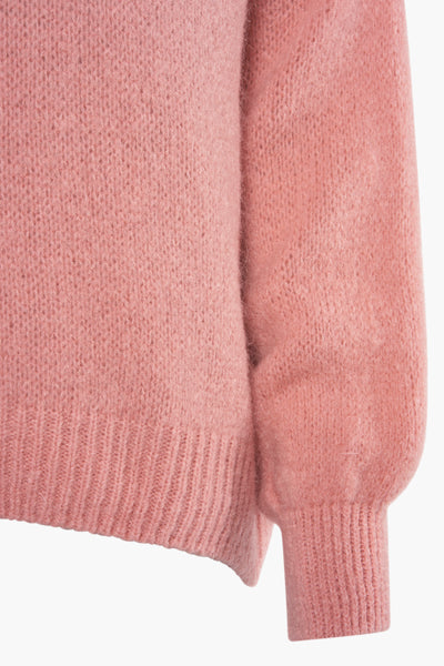 Pull col V Rose - AMELIE ET AMELIE
