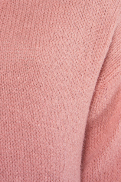 Pull col V Rose - AMELIE ET AMELIE