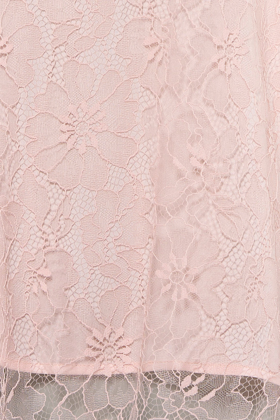 Roze blouse van kant van AMELIE ET AMELIE, met een delicaat bloemenpatroon en een ajourstructuur.