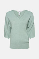 Pull col V Vert - ZABAIONE