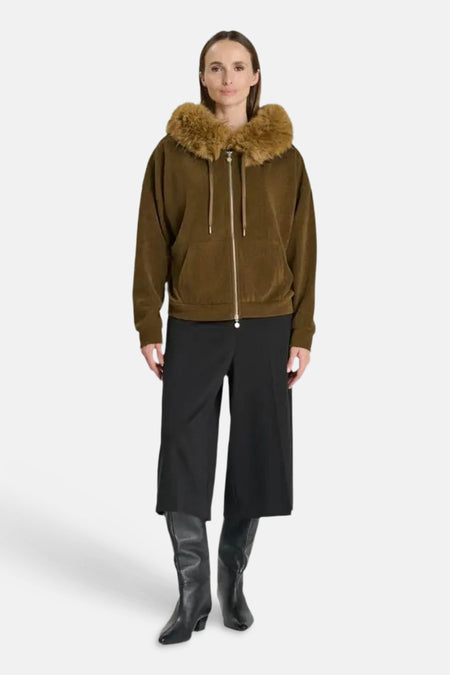 Cardigan khaki - Le Temps des Cerises