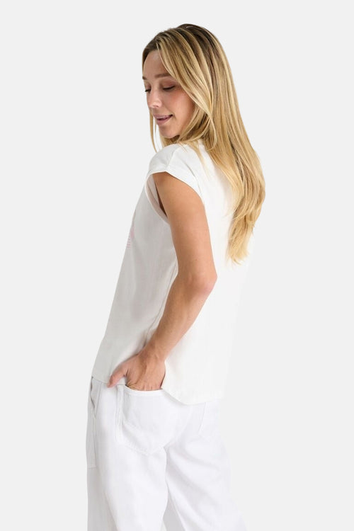 T-shirt (manches courtes) Blanc - Le Temps des Cerises