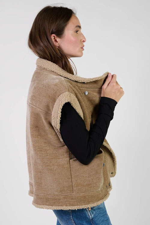 Bodywarmer Brun - Le Temps des Cerises