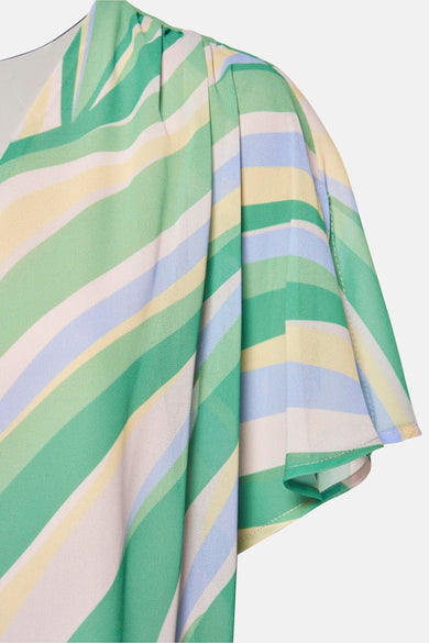 Blouse à manches courtes - multicolore
