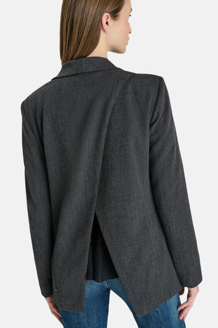Dames tops blazer kostuum grijs - Le Temps des Cerises