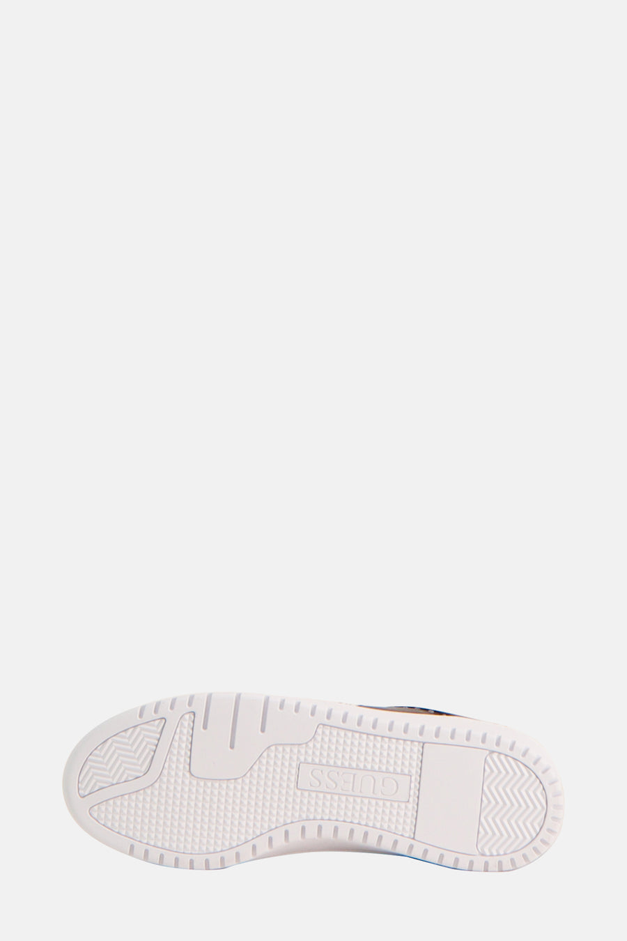 Zwarte Guess sneakers met textuur en chevronpatroon.