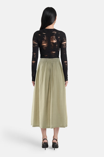 Rok - khaki