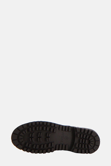Zwarte Guess enkellaars met grove zool.