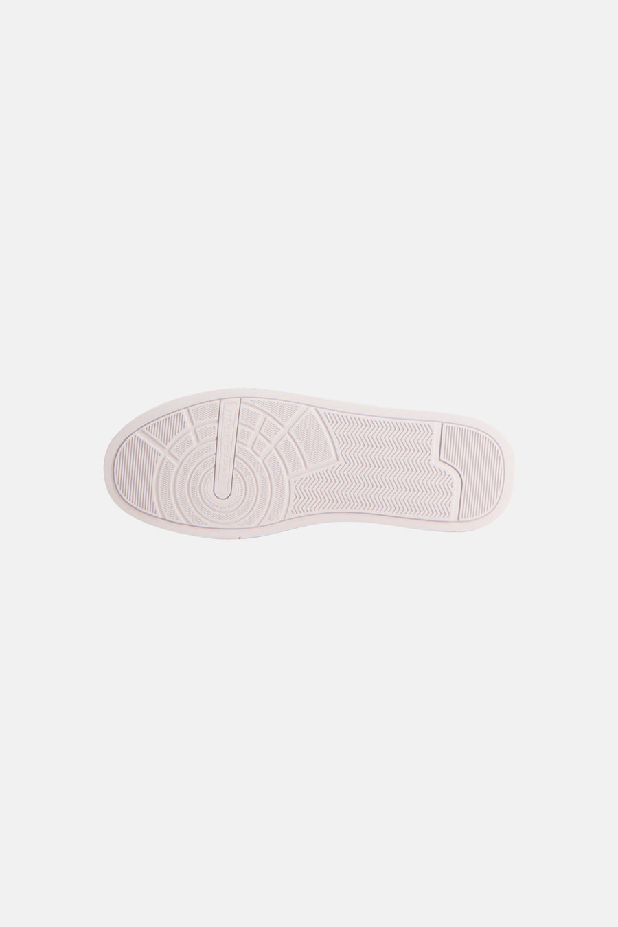 Witte basketzool van Tommy Jeans met getextureerd geometrisch patroon.