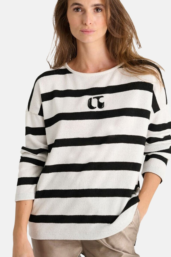 Pull col rond Multicolore - Le Temps des Cerises