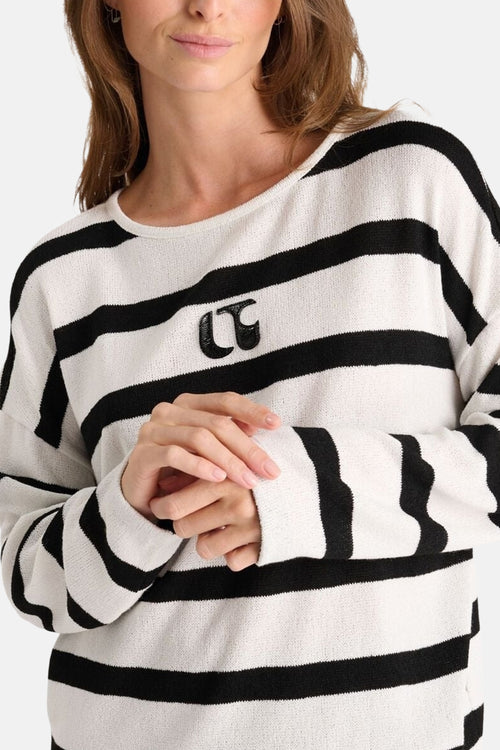 Pull col rond Multicolore - Le Temps des Cerises