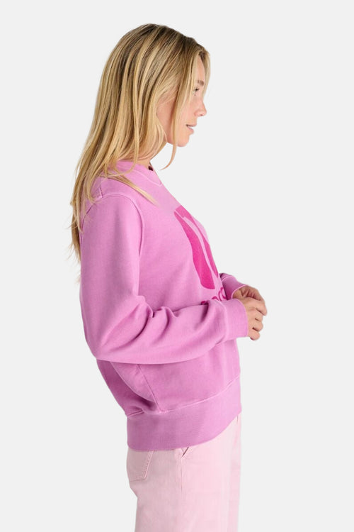 Sweat col rond Rose - Le Temps des Cerises