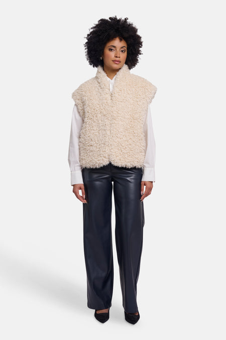 Bodywarmer Écru - RINO PELLE