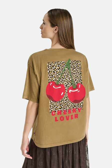 T-shirt (manches courtes) beige - Le Temps des Cerises