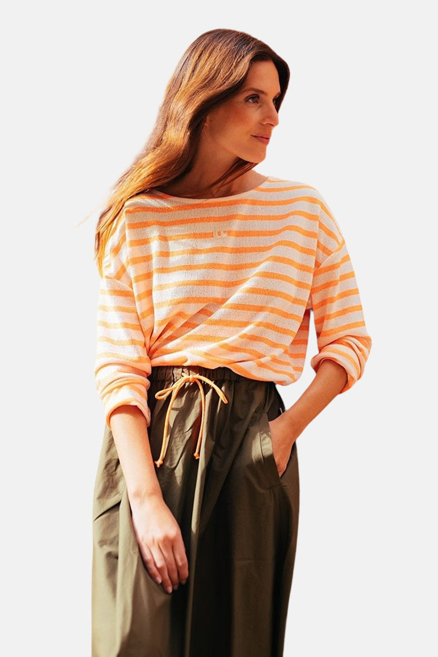 Pull à col rond - multicolore