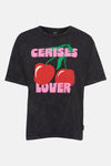 T-shirt (manches courtes) noir - Le Temps des Cerises