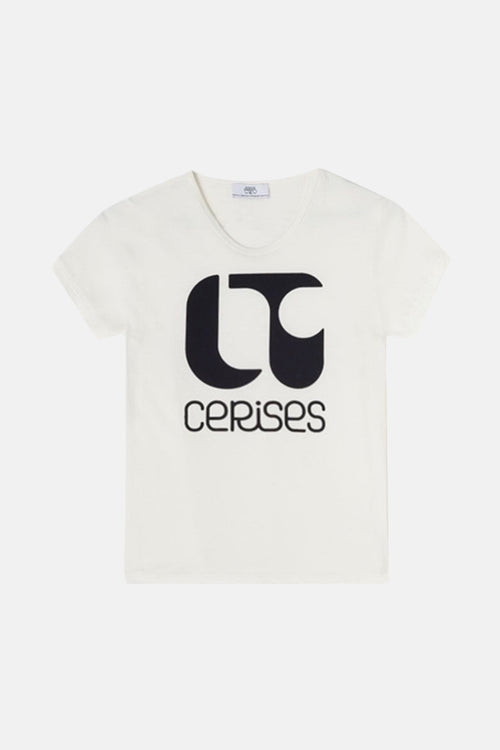 T-shirt (manches courtes) Blanc - Le Temps des Cerises