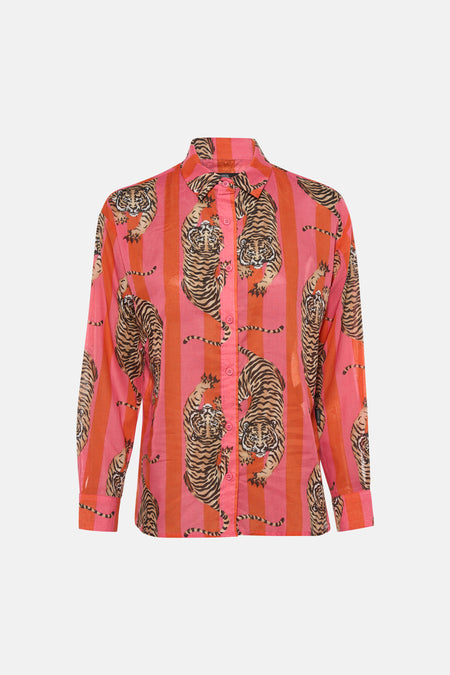 Chemisier (manches longues) multicolore - Le Temps des Cerises