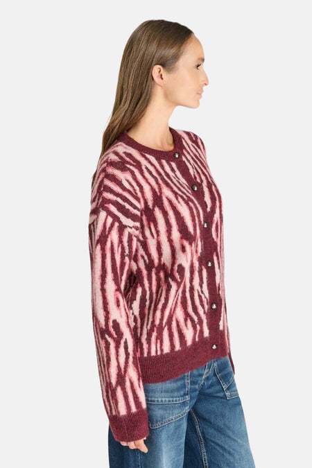 Cardigan multicolore - Le Temps des Cerises