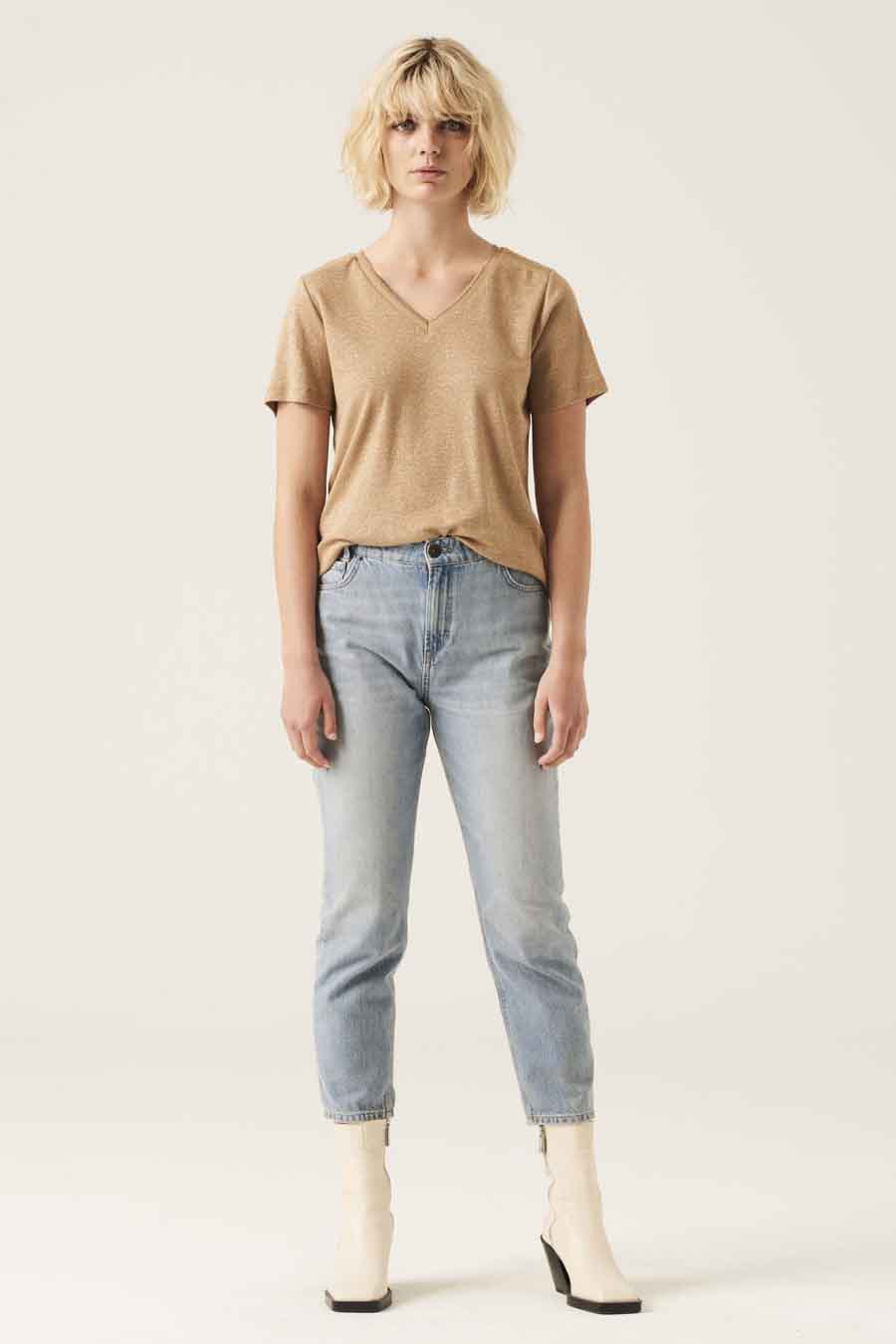 T-shirt - goud