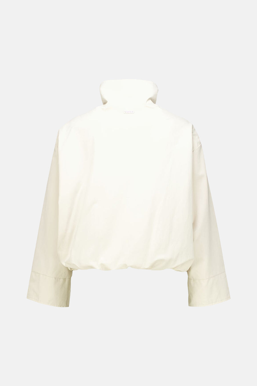 Veste courte écru de GARCIA, avec un col montant et des manches amples.