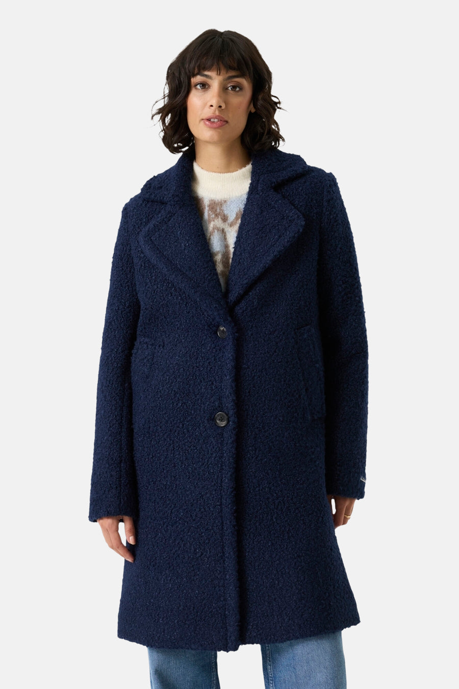 Dames tops jas casual bleu - GARCIA