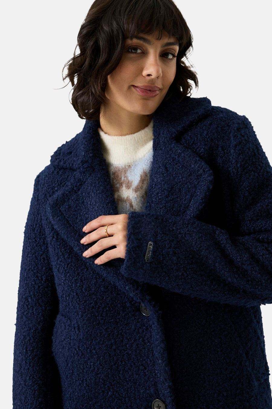Dames tops jas casual bleu - GARCIA