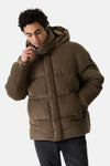 Heren tops jas parka taupe - GARCIA