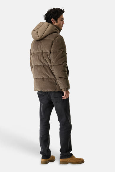 Heren tops jas parka taupe - GARCIA