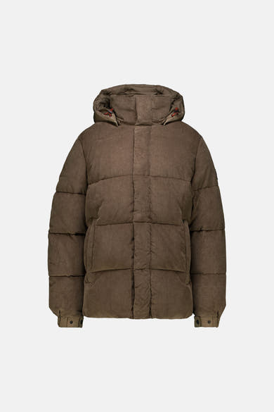 Heren tops jas parka taupe - GARCIA