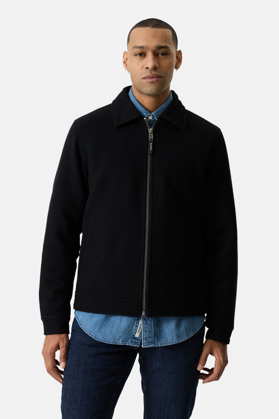 Heren tops jas casual bleu - GARCIA