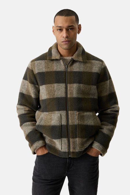 Heren tops jas casual kahki - GARCIA