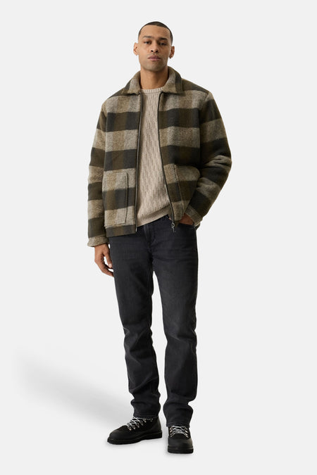Heren tops jas casual kahki - GARCIA