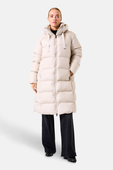 Veste longue Écru - GARCIA