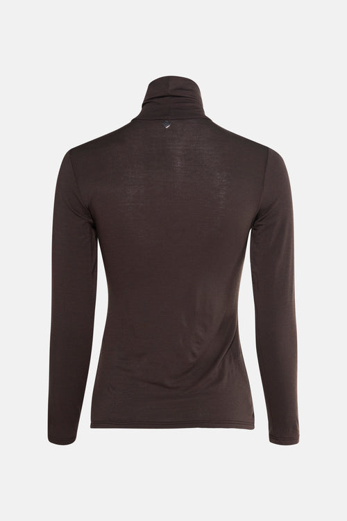 T-shirt met lange mouwen - bruin