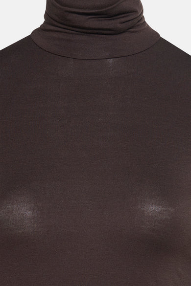 T-shirt met lange mouwen - bruin