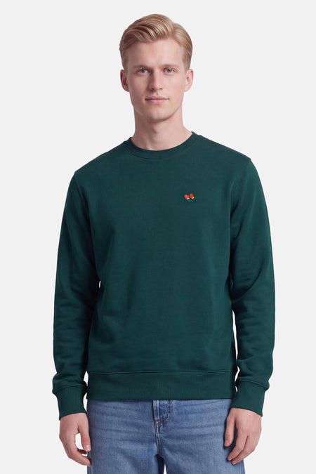 Sweater O-hals - green