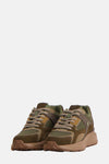 Bruine zool van LYLE & SCOTT met wafelpatroon.