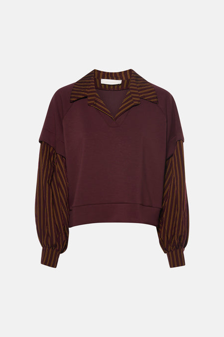 Pull col O - violet