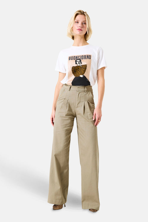 T-shirt à manches courtes - Blanc