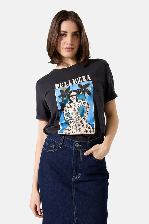 T-shirt à manches courtes - noir