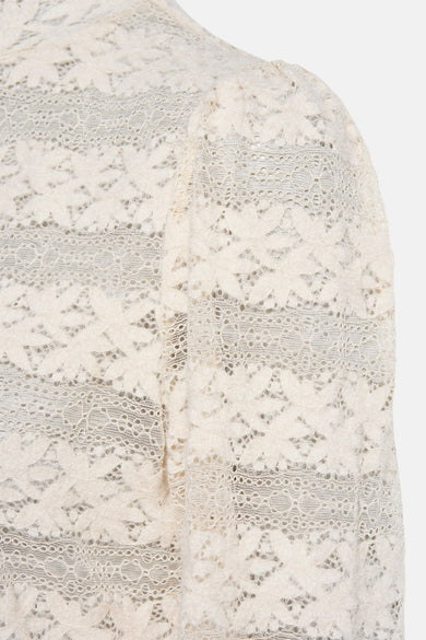 Blouse met lange mouwen - ecru