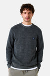 Pull à col rond - bleu