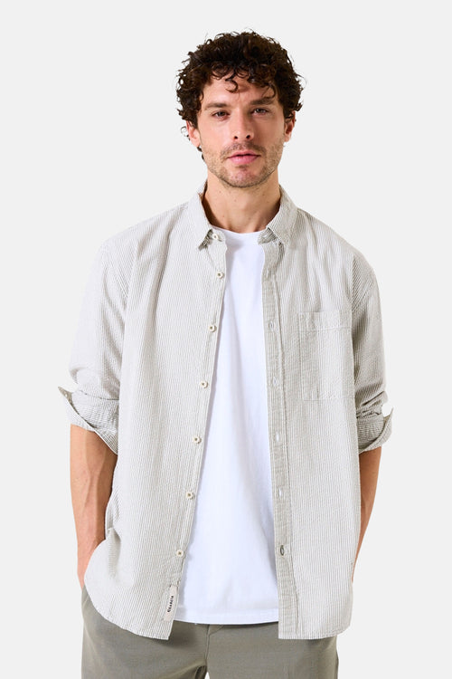 Chemise à manches longues - kahki